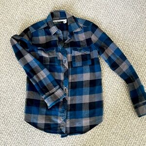 Burton flannel checkered shirt